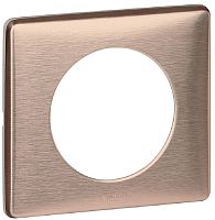 Рамка универсальная Legrand Celiane 1-м. металл медь  картинка